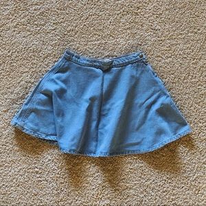American Apparel Denim Skirt